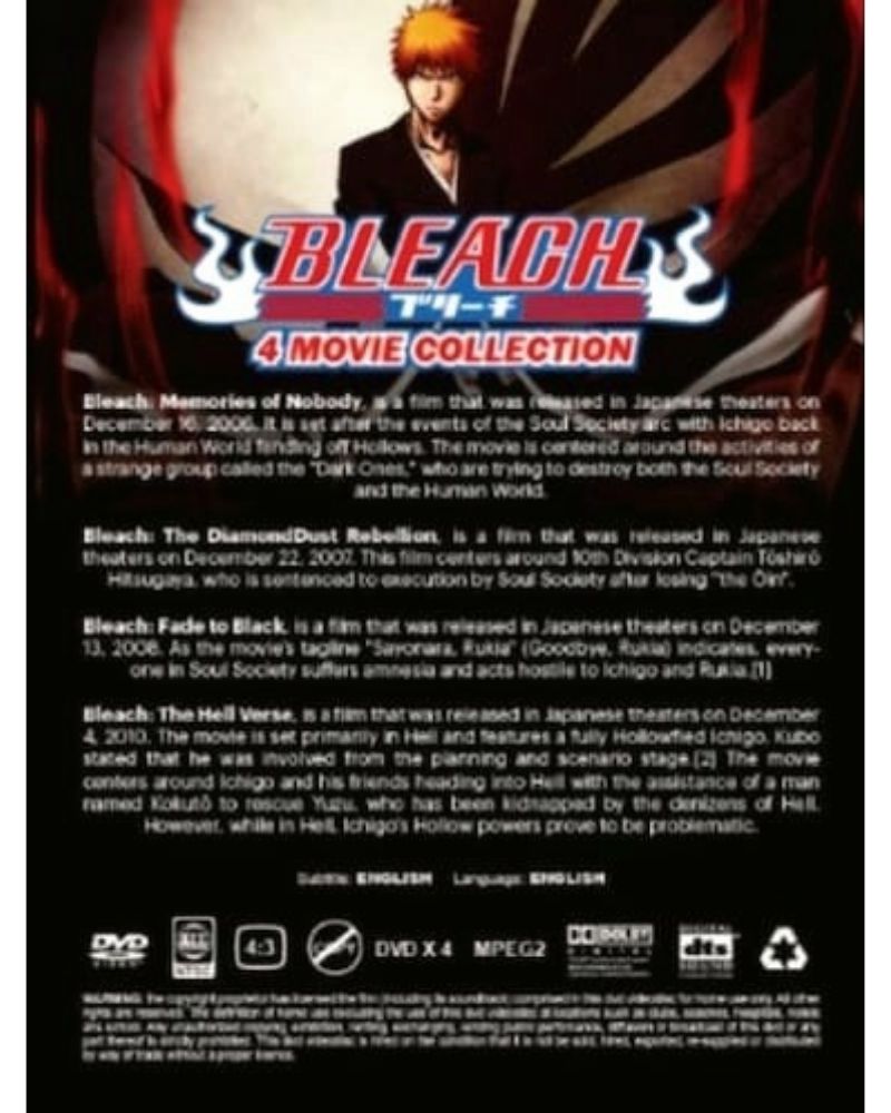 Bleach Anime Complete Series 366 Episodes Dual Audio Eng/Jpn-English  Subtitles