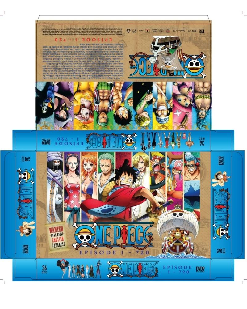 One Piece Anime DVD ( Episodes 1-1027 ) [3 Complete Boxset] [English  Dubbed]